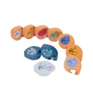 Tape DYMO LetraTAG 12 mm plast sort/hvit